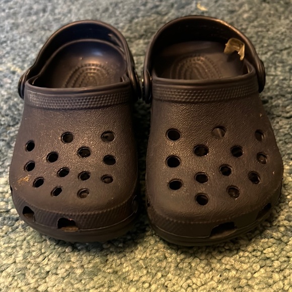 CROCS Other - Adorable Navy Baby Crocs- Size 4.5 **EUC**